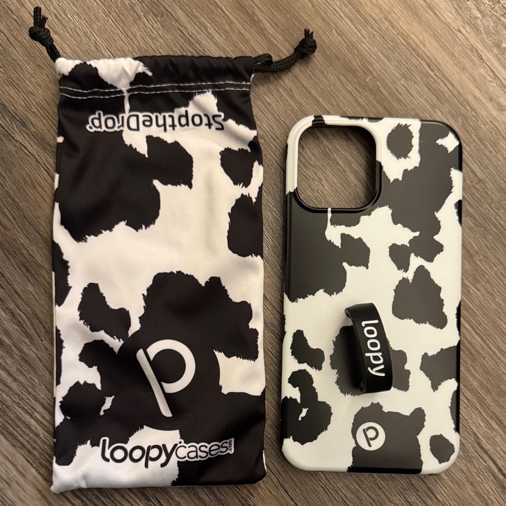 Loopy iPhone 12 Pro Max Cow print case